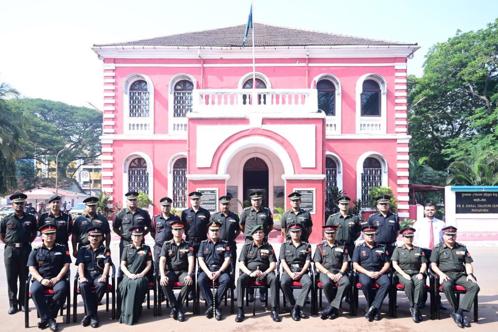 Lt Gen Dhiraj Seth Reviews Goa Military Station