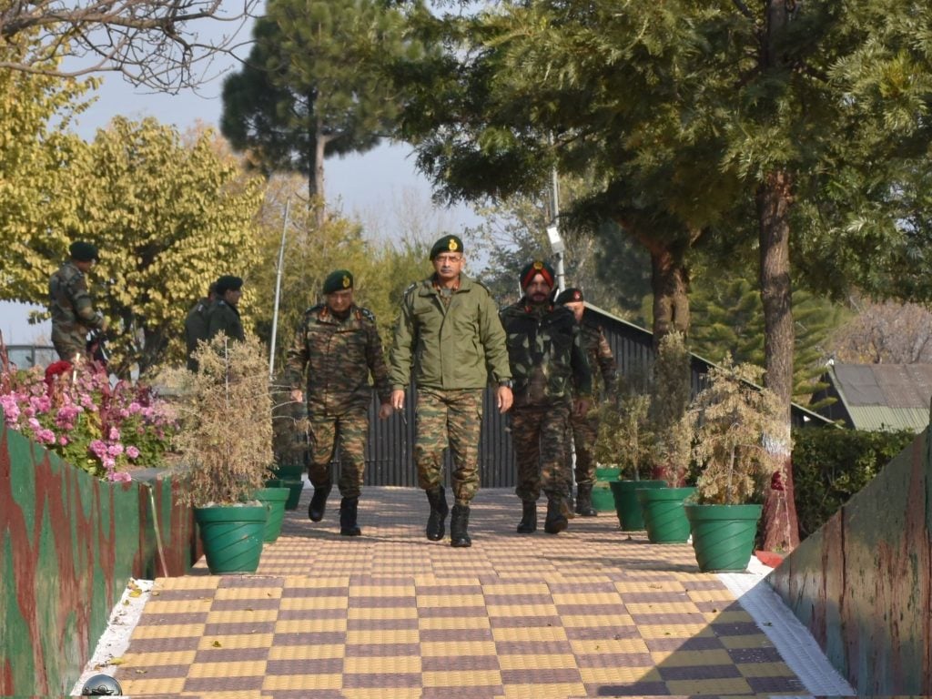 Lt Gen MV Suchindra Kumar Reviews Security Situation in Dharmund and Basantgarh