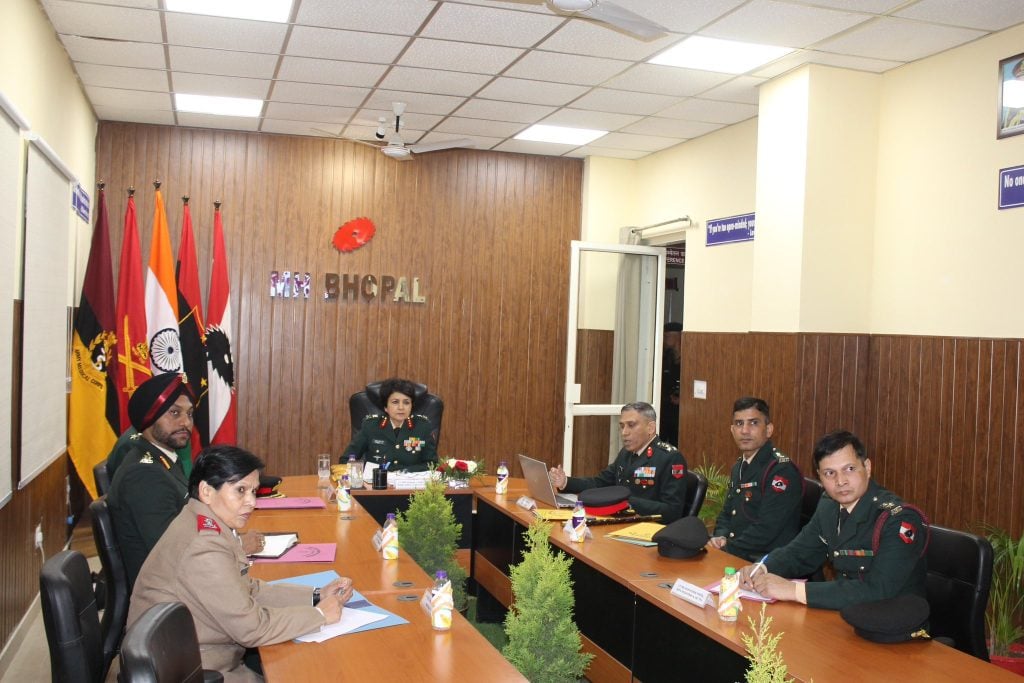 Lieutenant General Sadhna Saxena Nair Visits Military Hospital Bhopal