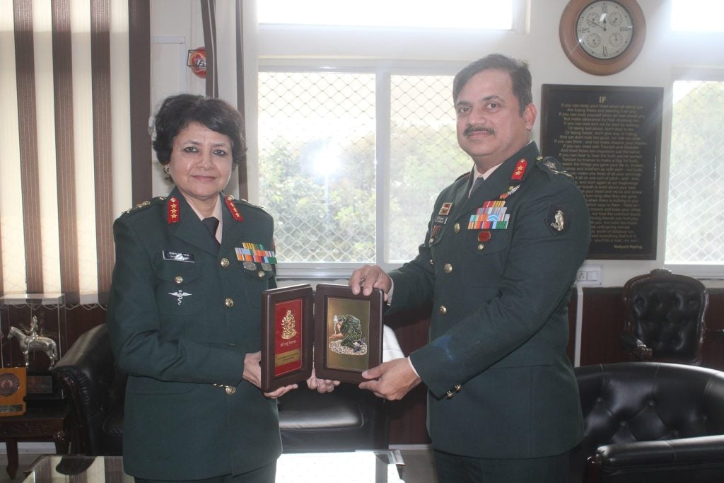 Lt General Sadhna S Nair Visits Military Hospital Sagar