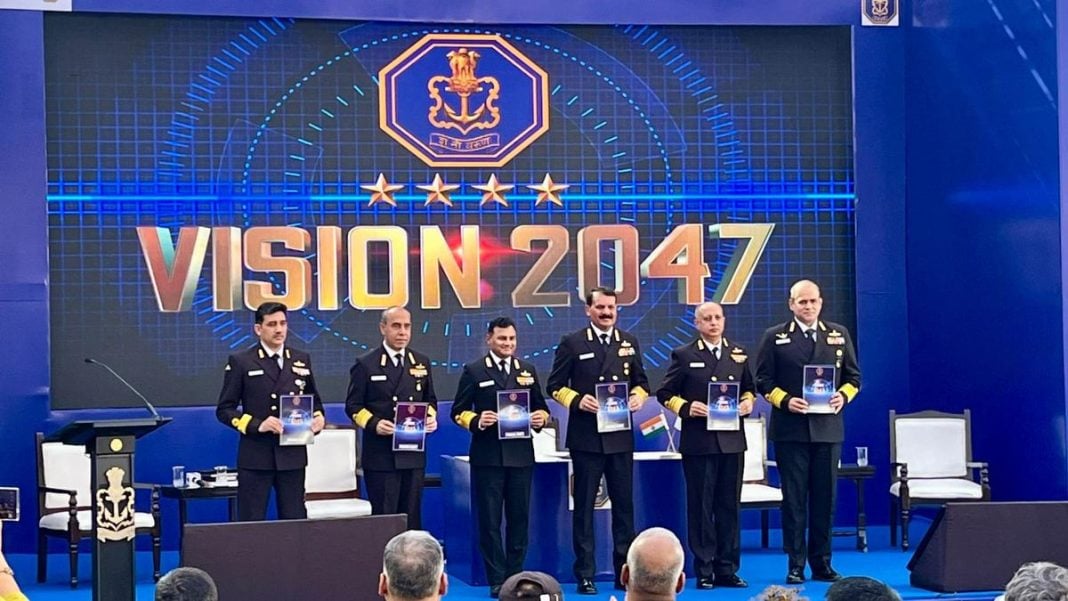 Navy Chief Unveils Vision 2047 Document, Discusses Expansion Plans and Regional Security Concerns Ahead of Navy Day