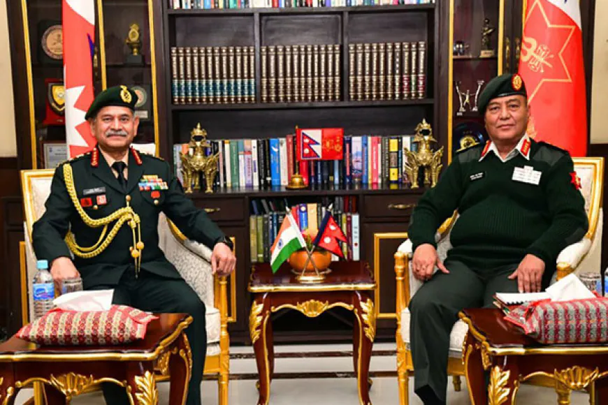 Nepal Army Chief General Sigdel Discusses Defense Cooperation During India Visit