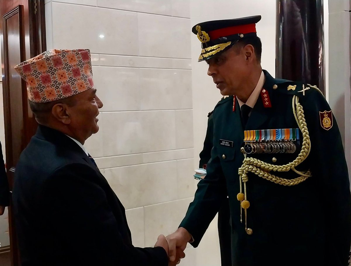 Nepali Army Chief General Ashok Raj Sigdel Begins Four-Day Official ...