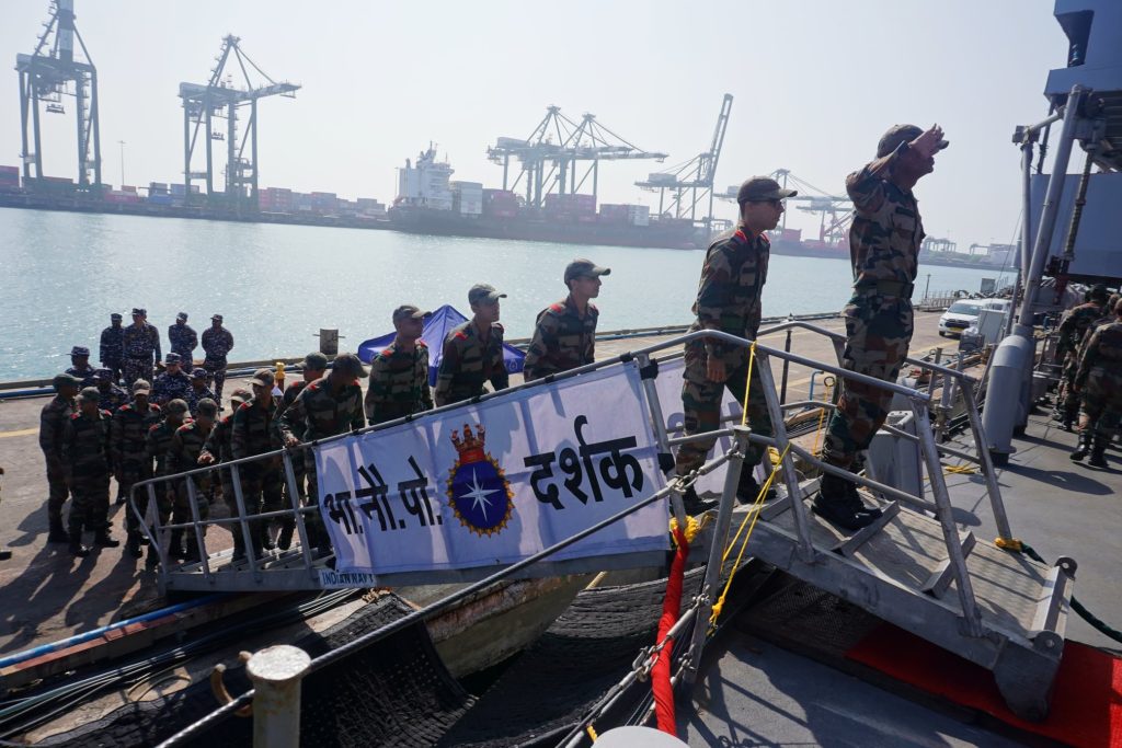 OTA Chennai Cadets Visit INS Darshak