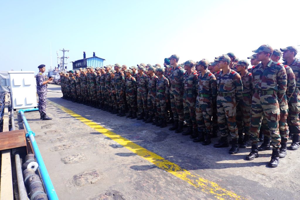 OTA Chennai Cadets Visit INS Darshak