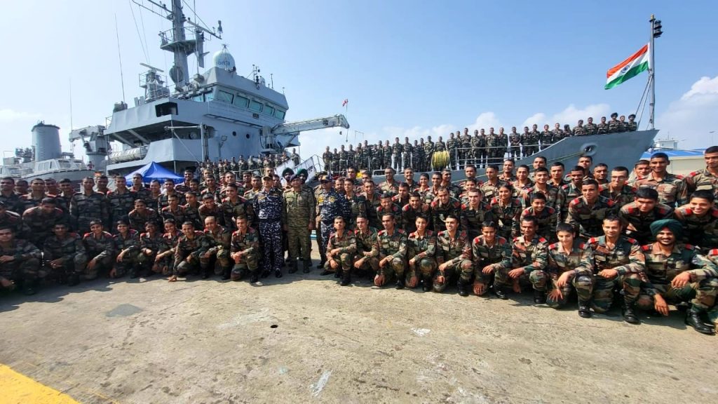 OTA Chennai Cadets Visit INS Darshak