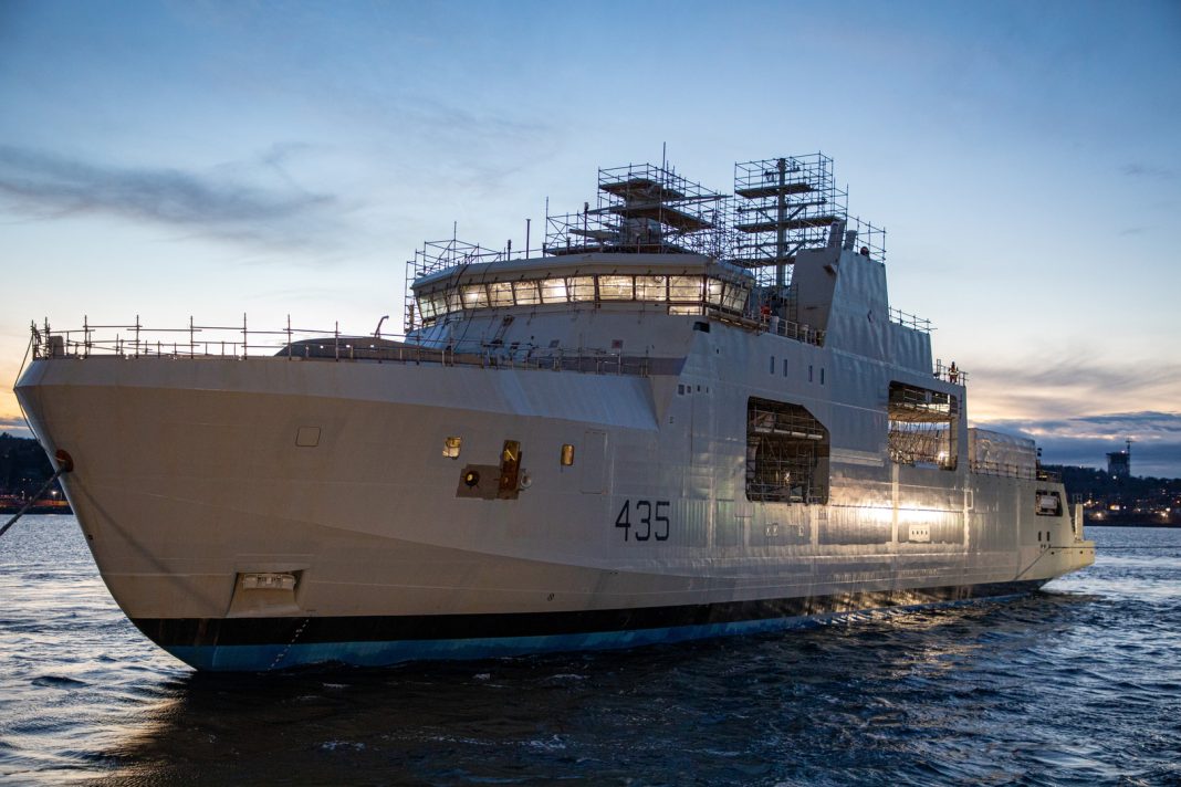 Royal Canadian Navy Launches Final Harry DeWolf-Class Patrol Ship, HMCS Robert Hampton Gray