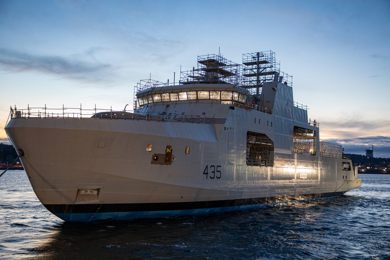 Royal Canadian Navy Launches Final Harry DeWolf-Class Patrol Ship, HMCS ...