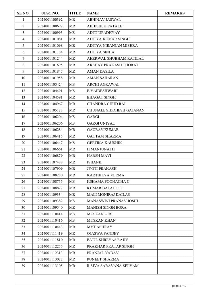 SELECTION LIST DEC 24 COURSES AT AFA page 0006