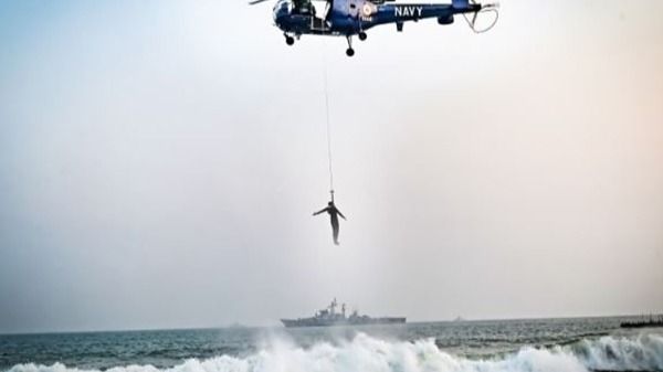 Two-Day Rehearsal for Navy Day Celebrations Begins in Puri Ahead of December 4 Event