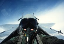 Fighter Pilot Wears in the Cockpit