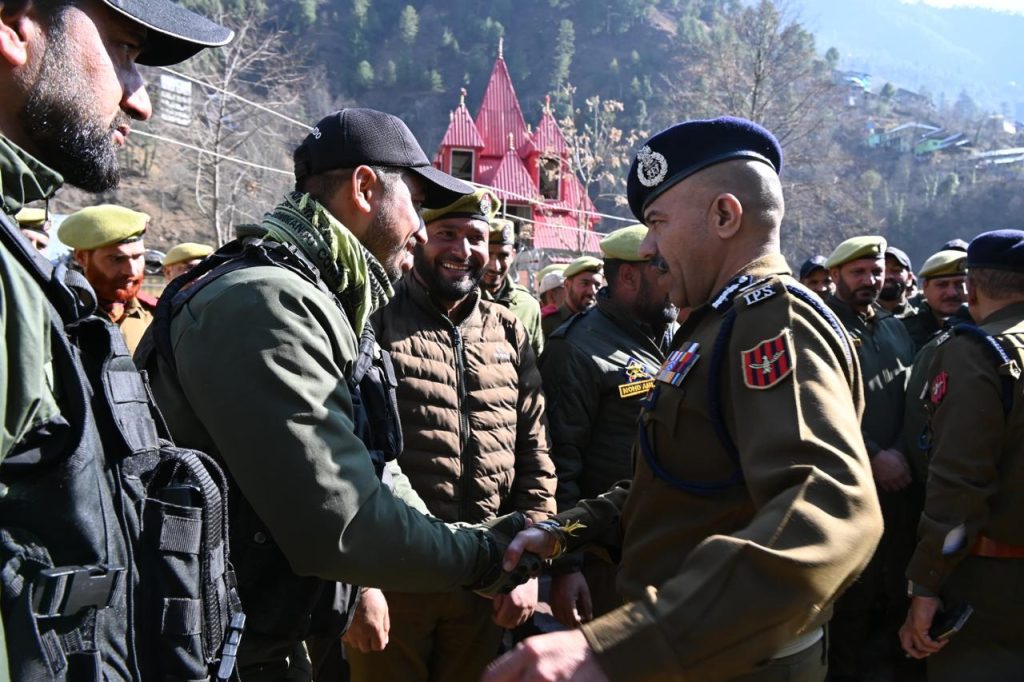 DGP J&K Nalin Prabhat Conducts Strategic Security Review in Doda