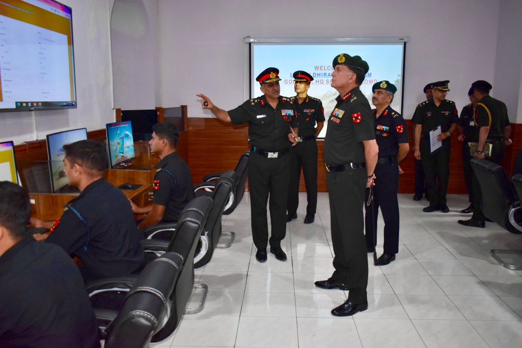 Lt Gen Dhiraj Seth Visits Trinetra Brigade 1