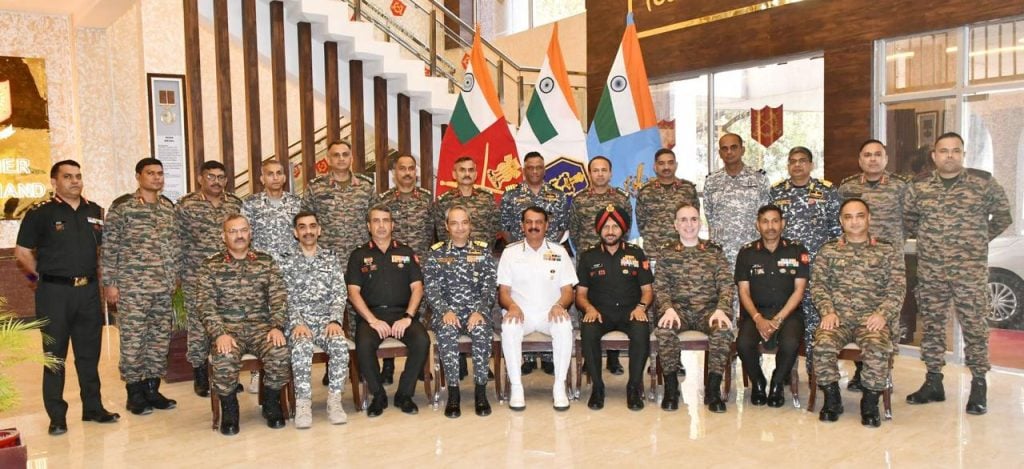 Admiral Dinesh K Tripathi Emphasizes Integration and Self-Reliance at Joint Operations Capability Assessment Program